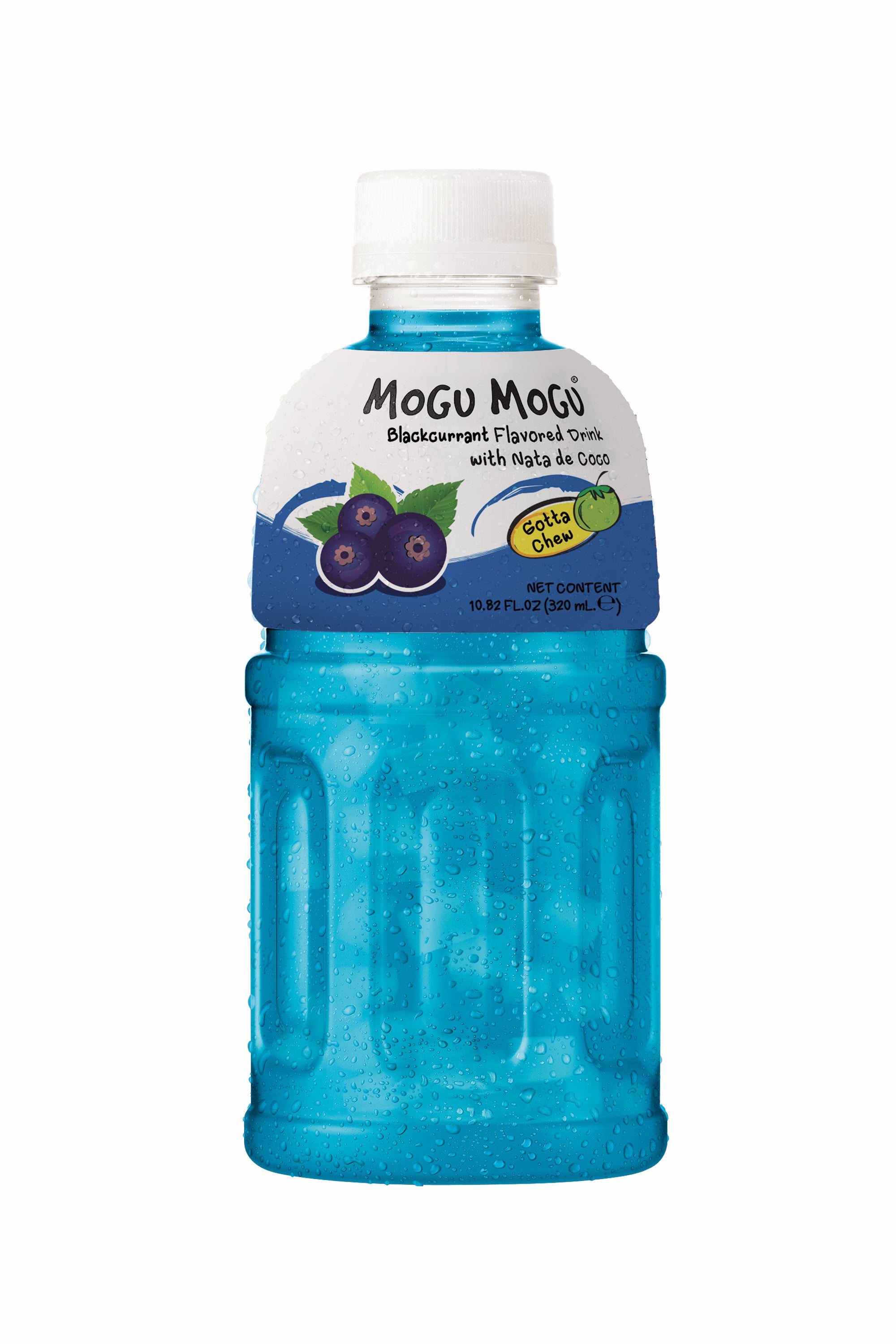 Mogu Mogu Blackcurrant Flavoured Drink with Nata De Coco 320ml