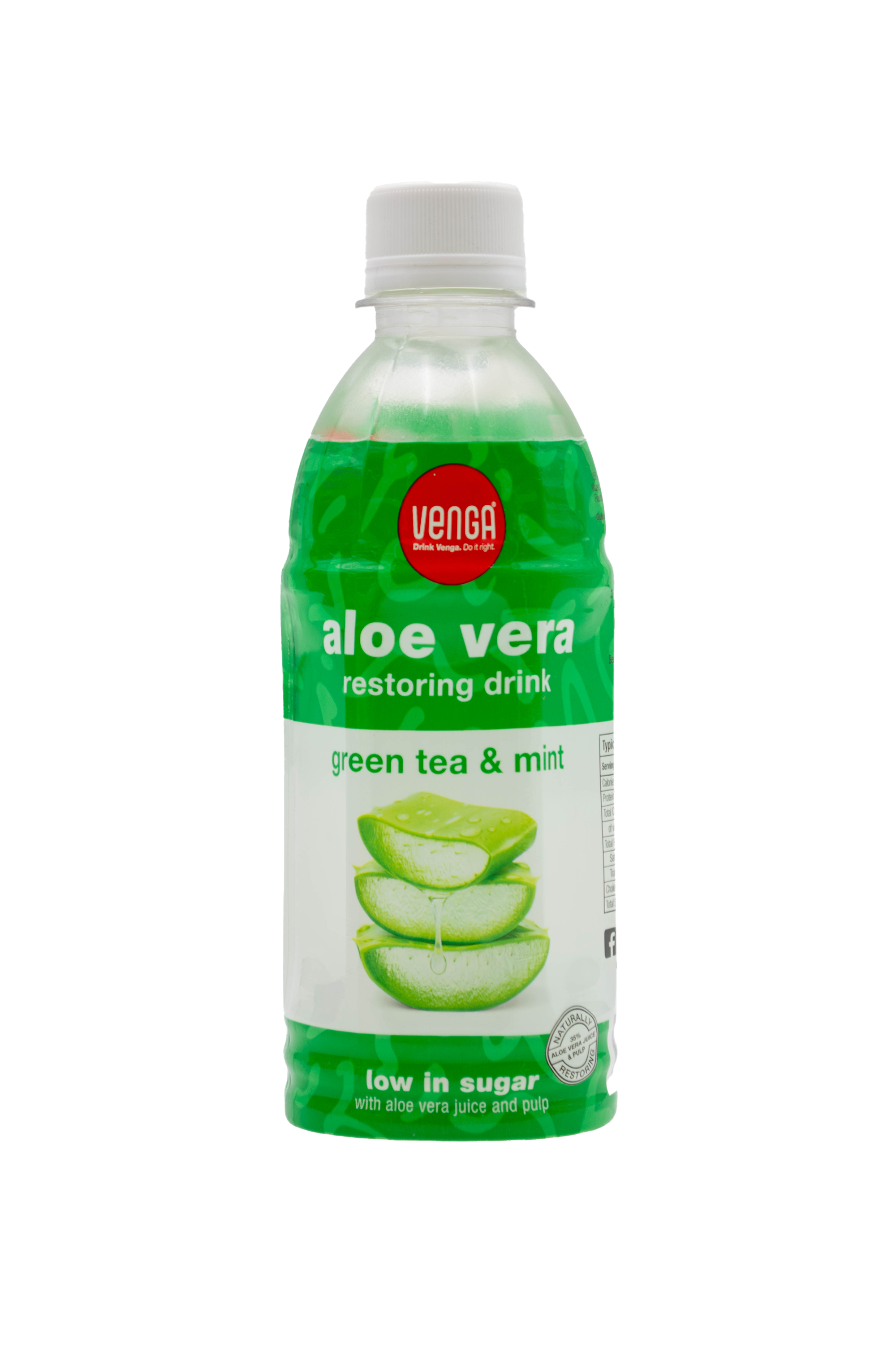 Aloe Vera Drink Green Tea & Mint Flavour (350ml)