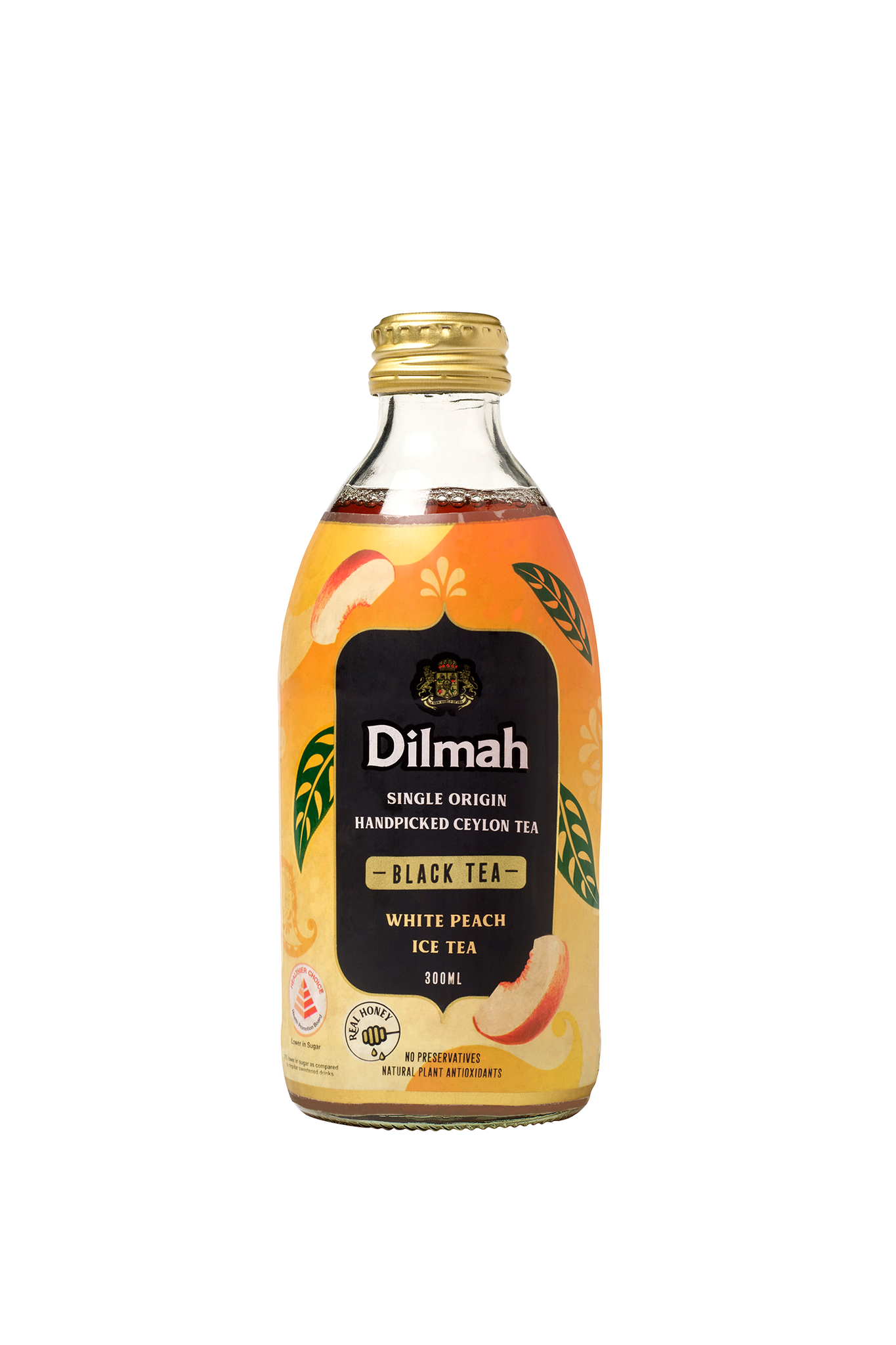 5Pck Dilmah White Peach Black Ice Tea (300ml) Expires 31 Jan '25