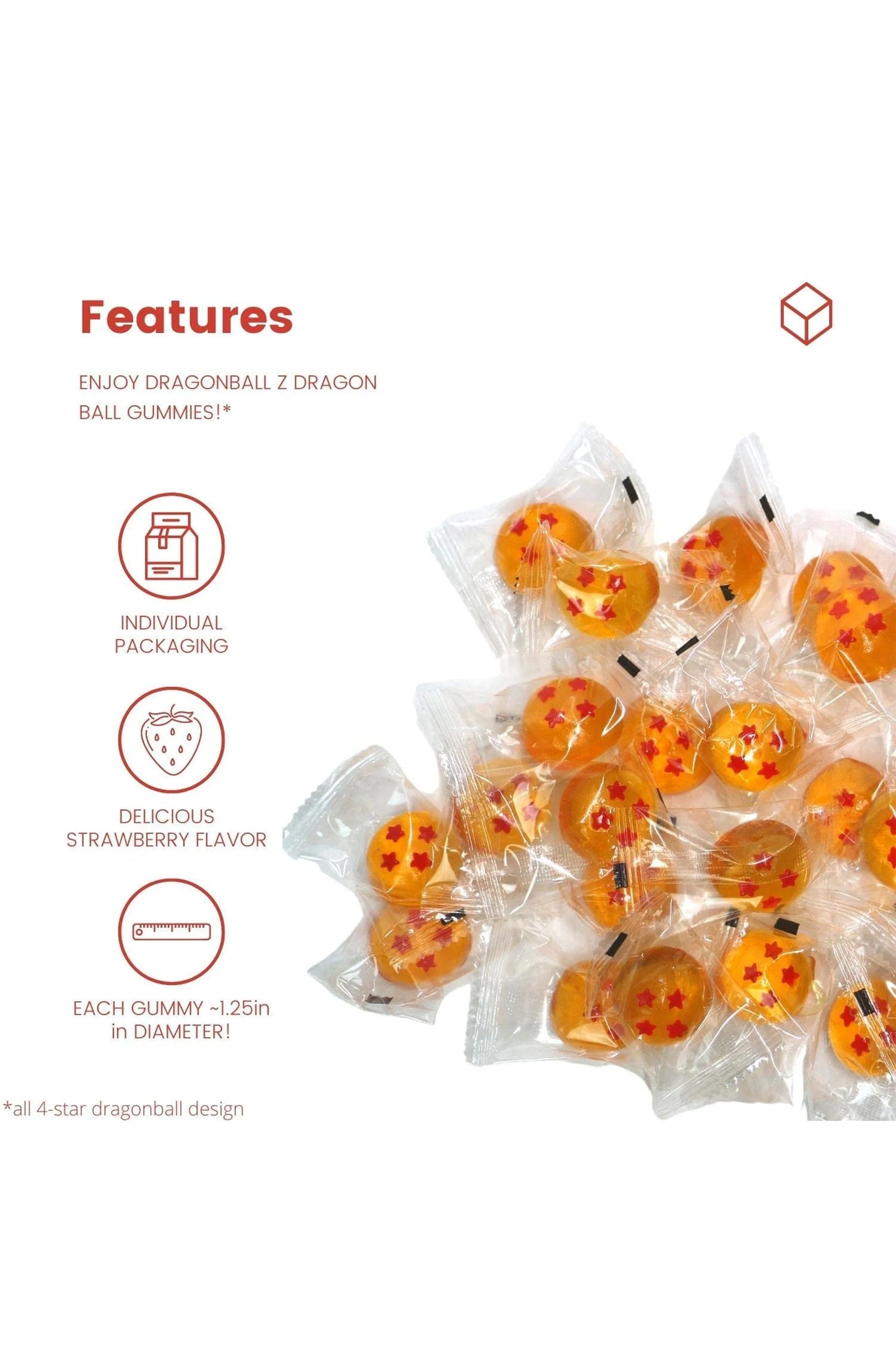 DBZ Dragon Ball Gummies 227g