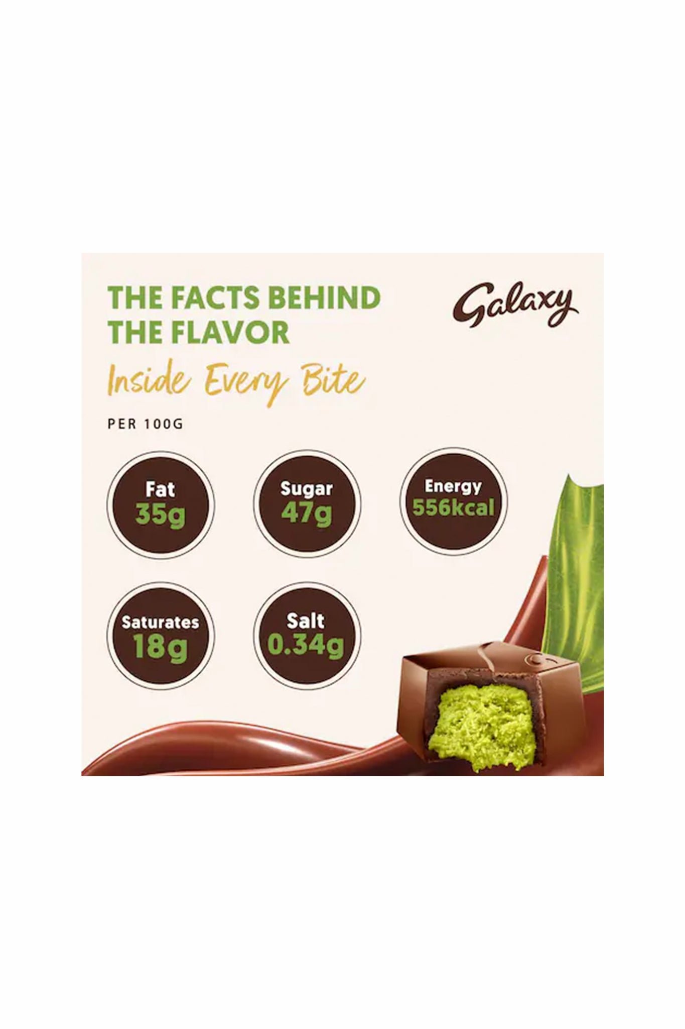 Galaxy Pistachio Kunafa Milk Chocolate 90g