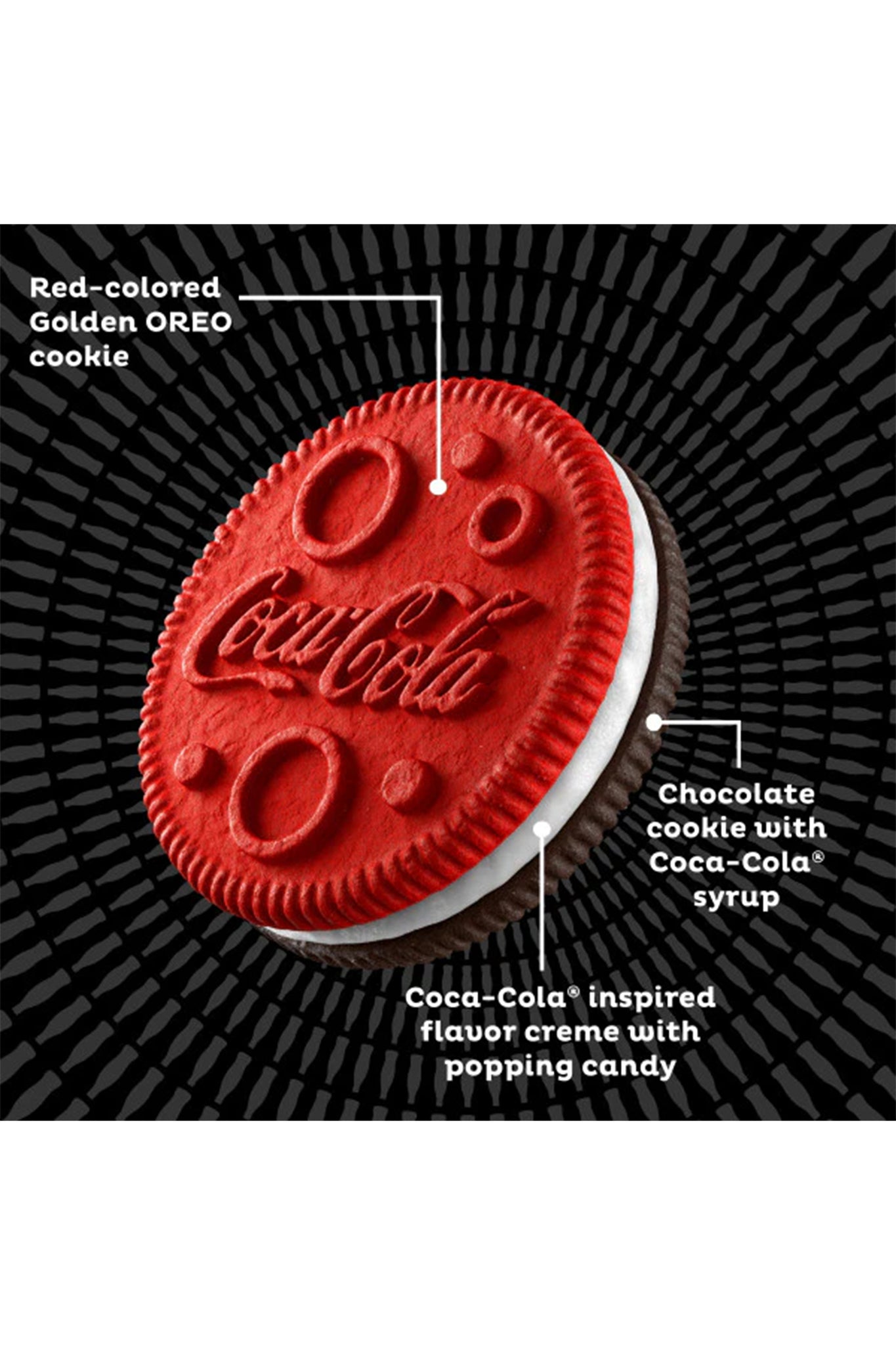 Limited-Edition OREO® Coca-Cola™ Sandwich Cookies, 303g