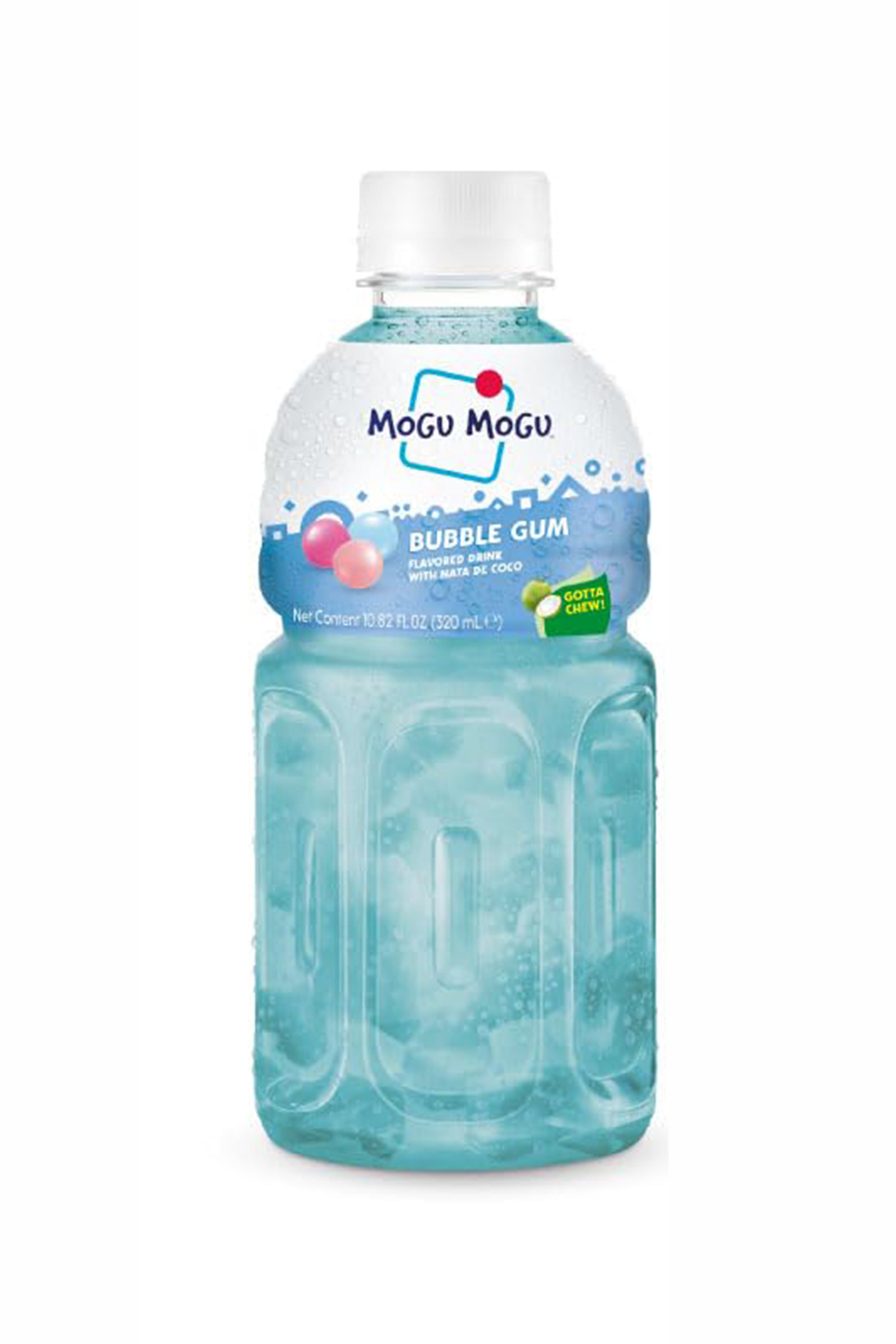 Mogu Mogu Bubblegum Flavoured Drink with Nata De Coco 320ml