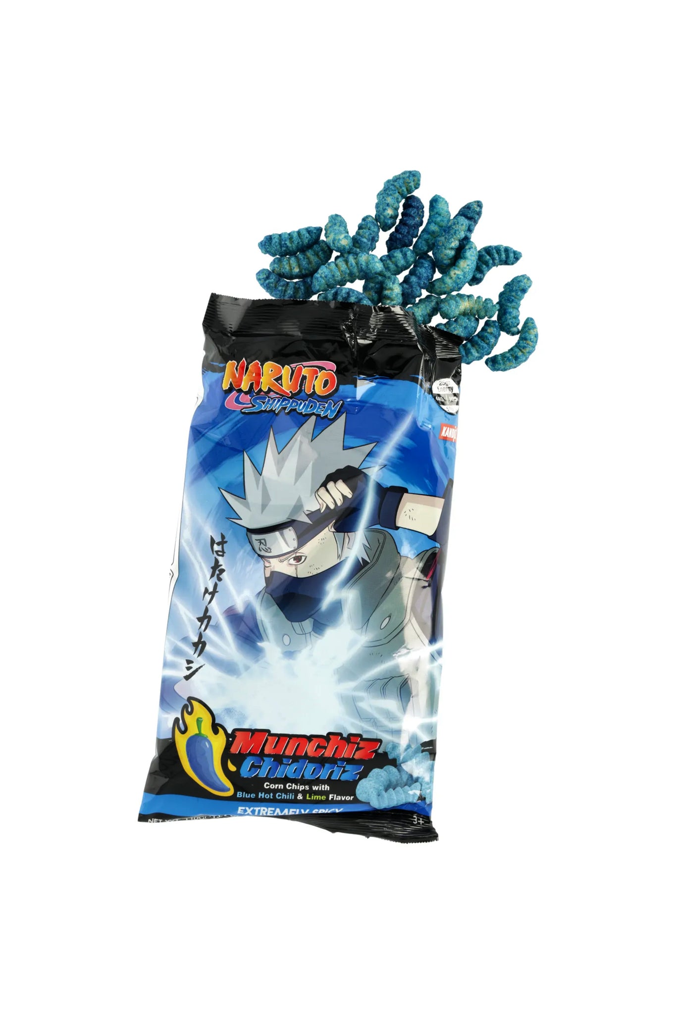 Naruto Munchiz Chidoris – Blue Chilli Lime Chips 110g