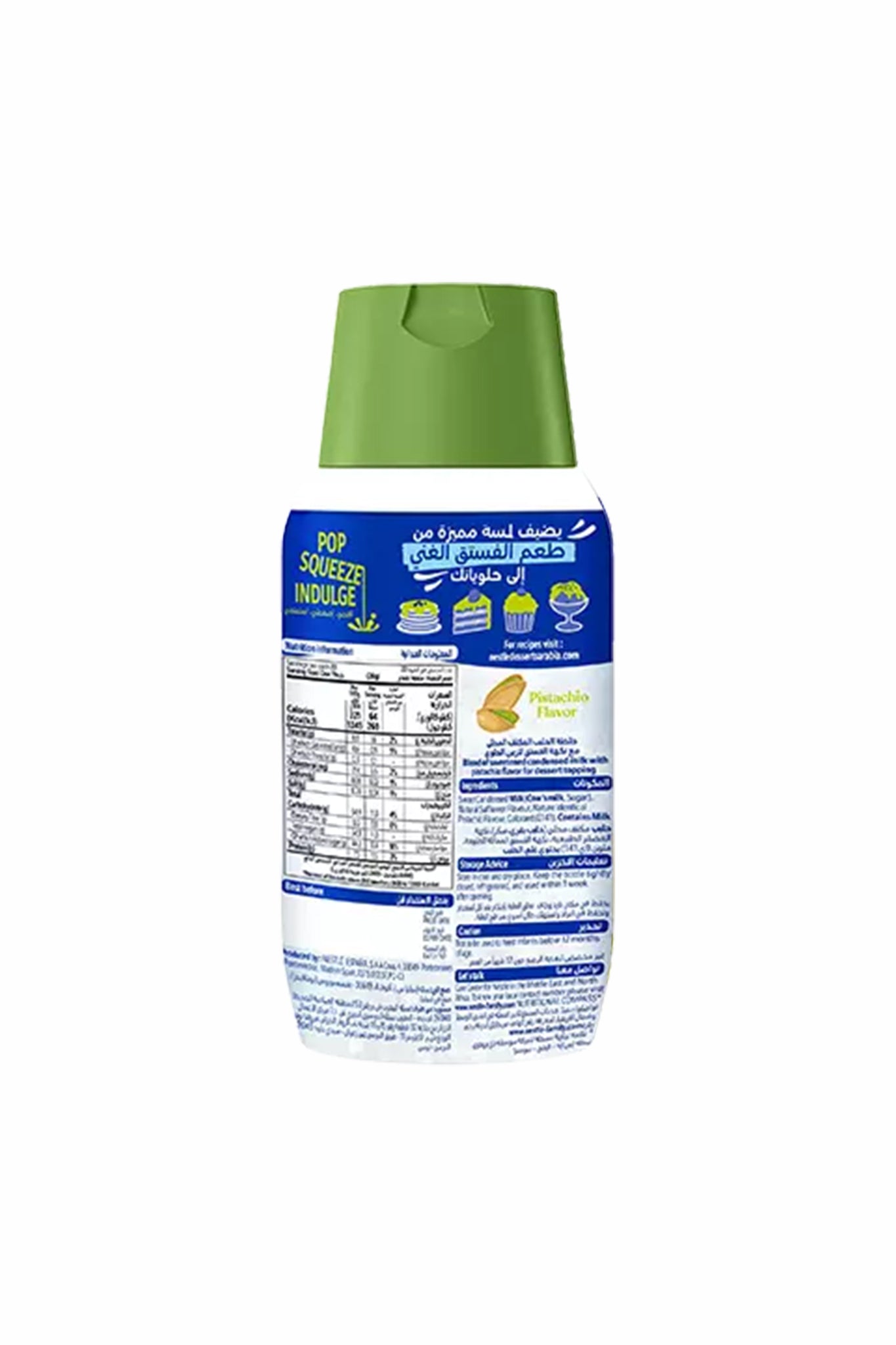 Nestlé® Pistachio Flavoured Topping Squeezy 450g