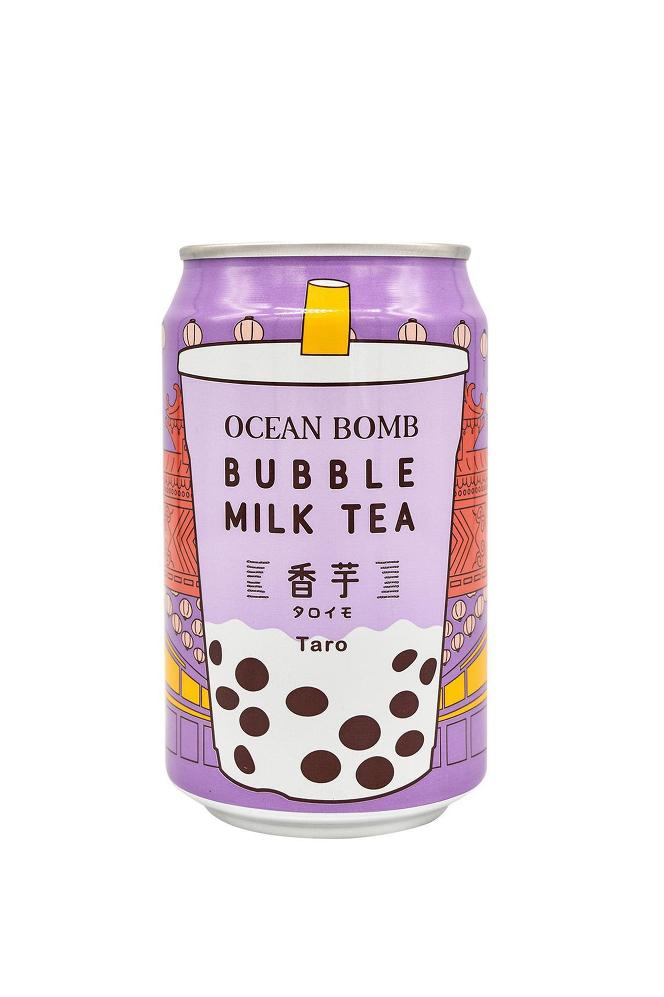 Ocean Bomb Bubble Milk Tea - Taro (single 315ml)