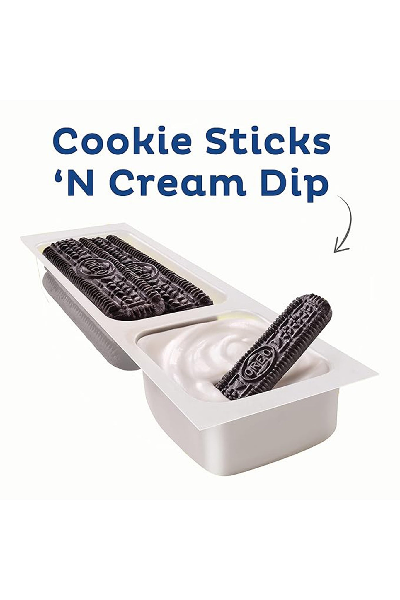 Handi-Snacks OREO Cookie Sticks 'N Creme Dip Snack Packs, 20 Snack Packs