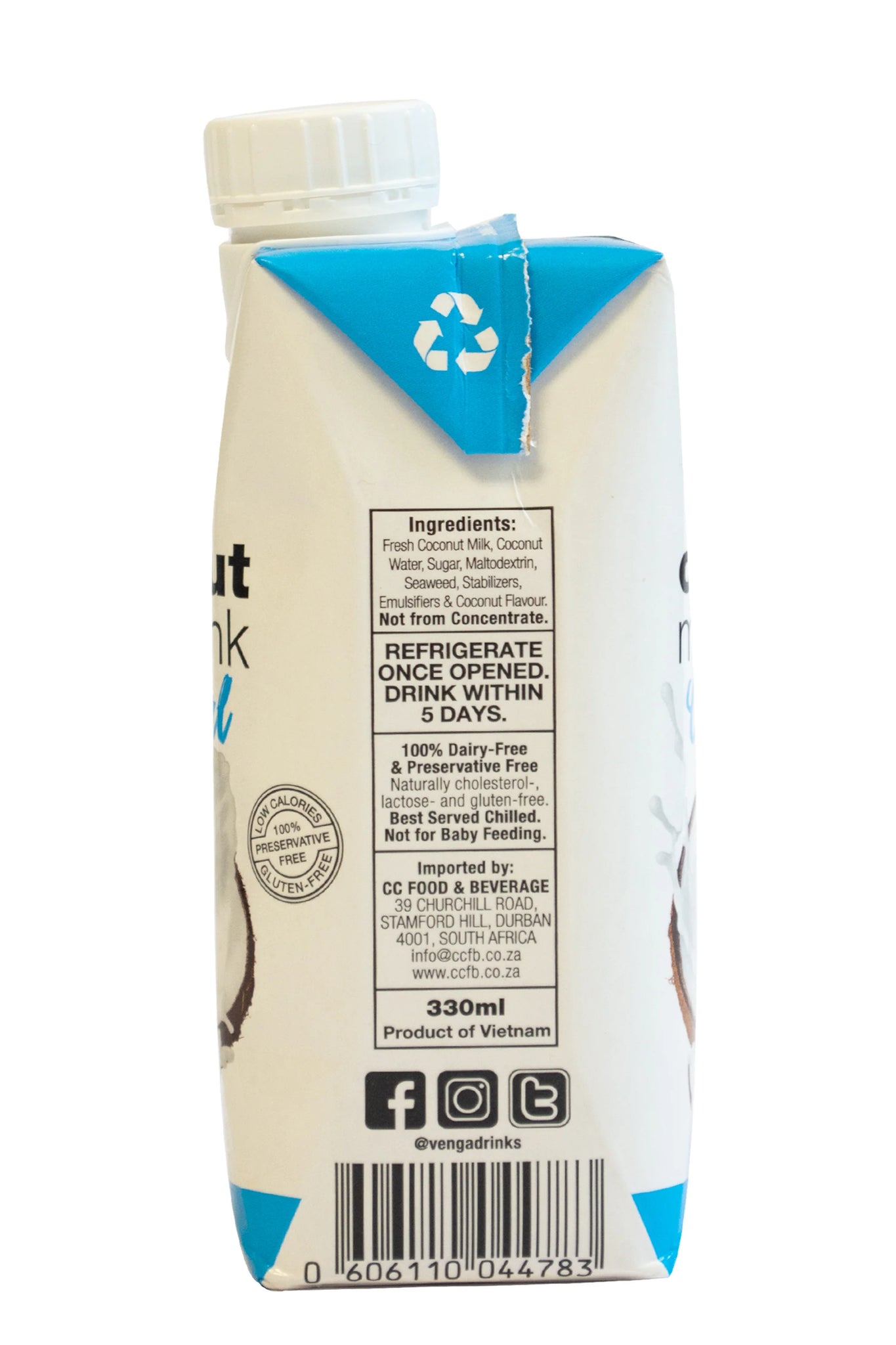 Venga Original Flavour Coconut Milk 330ml