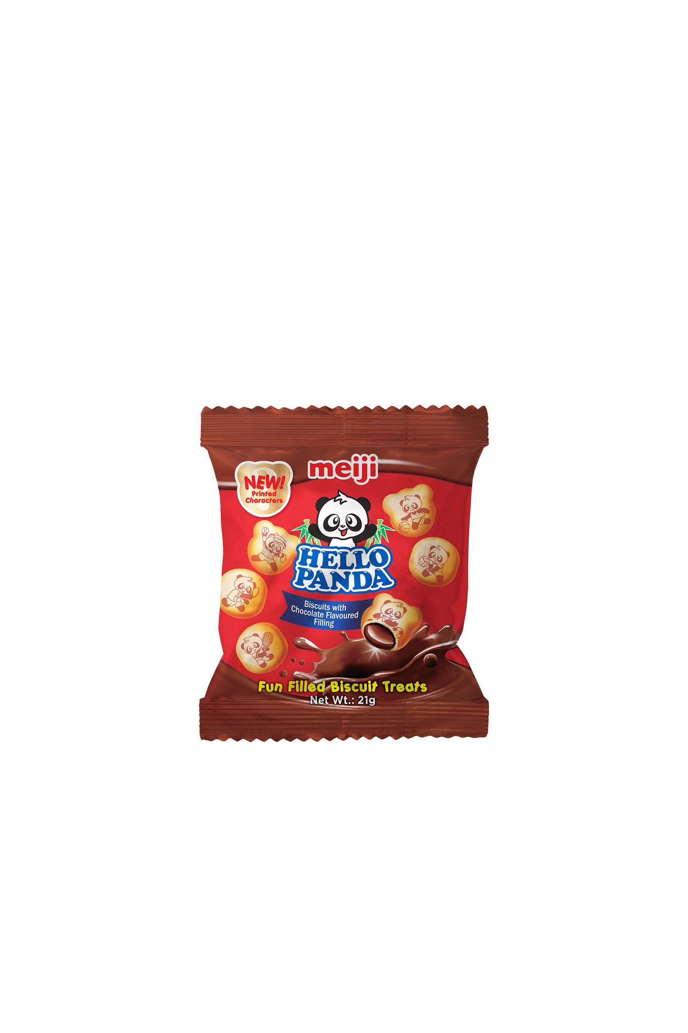Buy Meiji 21g Hello Panda Chocolate Flavoured Biscuits online at SnacKing.co.za