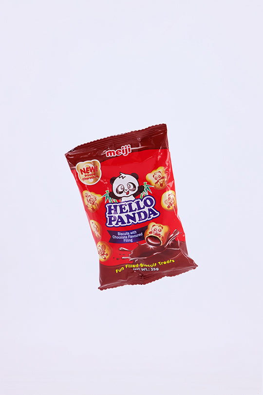 Buy Meiji 35g Hello Panda Chocolate Flavoured Biscuits online at SnacKing.co.za