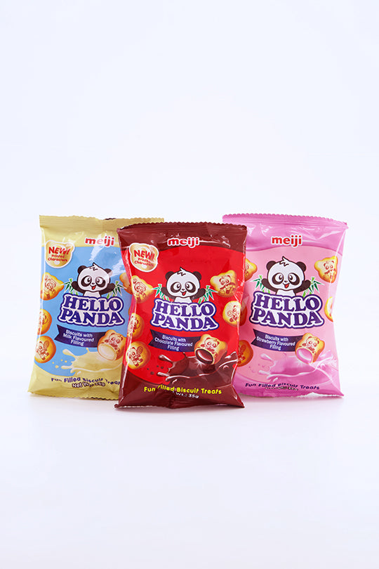 Buy Meiji 35g Hello Panda Chocolate Flavoured Biscuits online at SnacKing.co.za