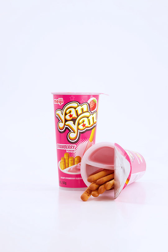 Buy Meiji Strawberry Flavoured Yan Yan online at Snacking.co.za